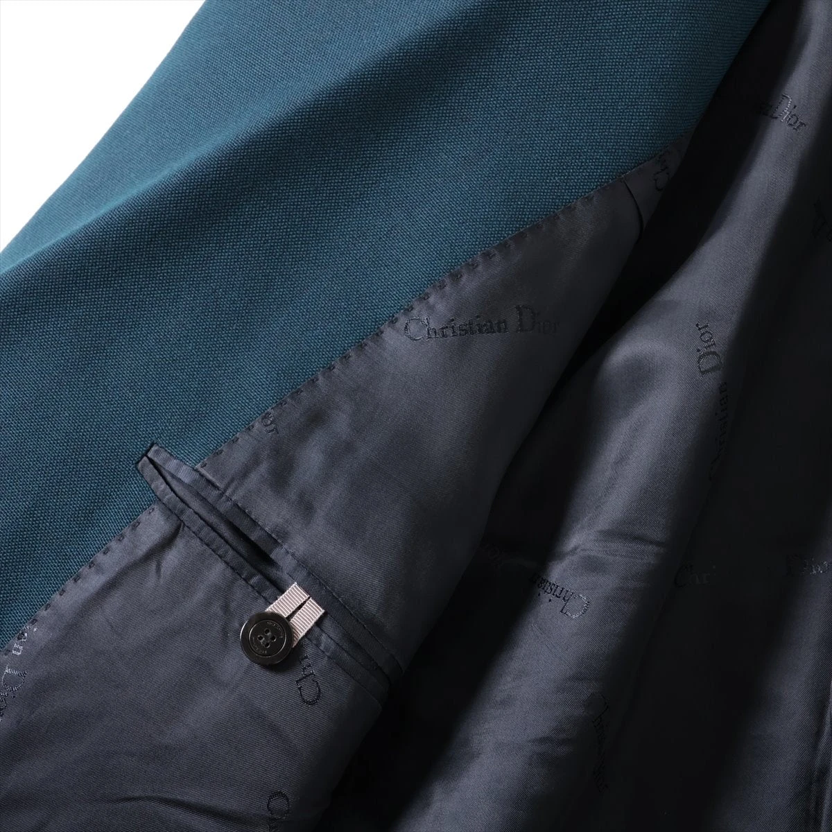 ディオール ウール×モヘヤ セットアップ 50/52 メンズ ネイビー