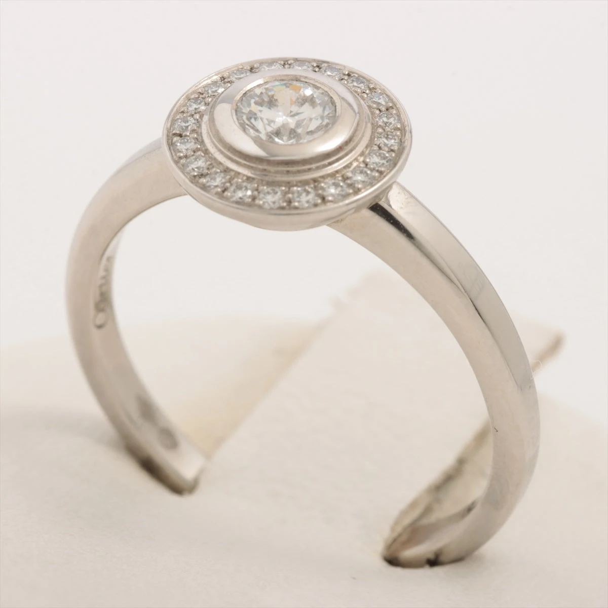 カルティエ ダムール ダイヤ リング Pt950 5.1g 0.23 52 A3261750