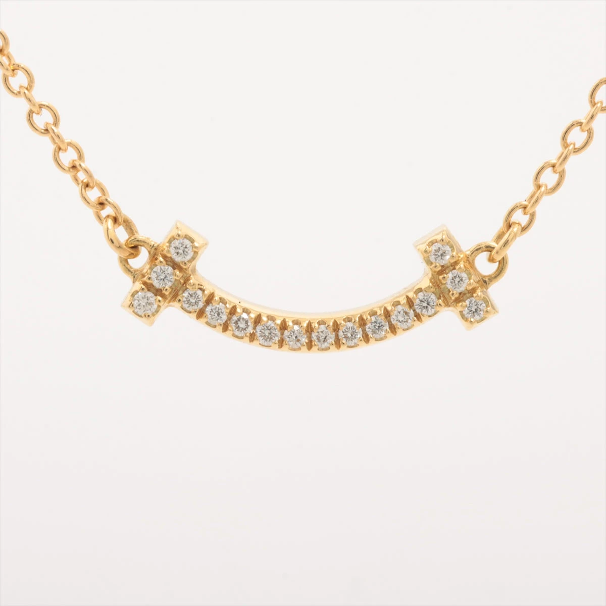 TIFFANY&Co. ティファニーアンドコウ/Tスマイルミニネックレス