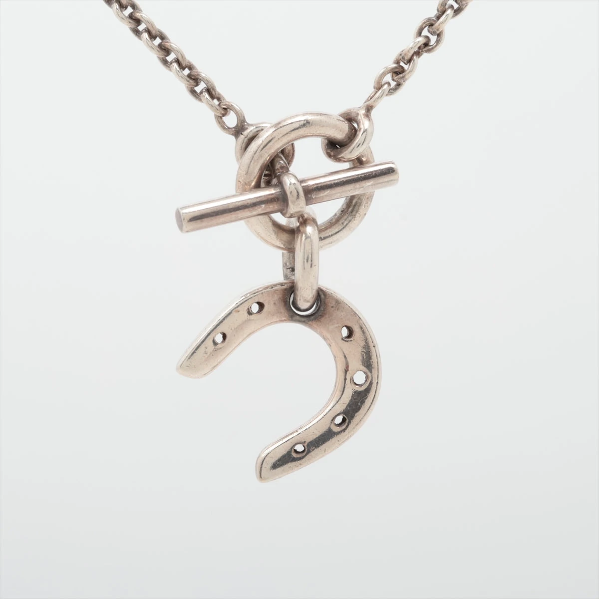 希少　美品　HERMES エルメス　h2 ホースモチーフ　ペンダントトップ Yahoo!オークション -「エルメス ネックレス (ホースシュー