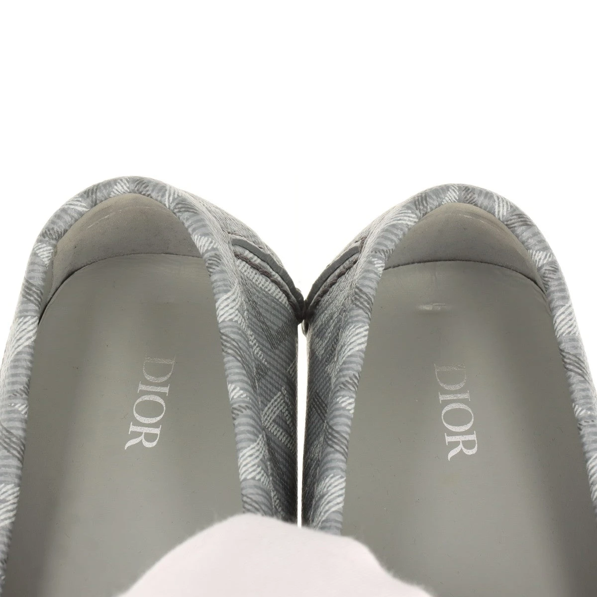 Dior ドライビングシューズ ディオール CDダイヤモンド レザー ドライビングシューズ 42.5