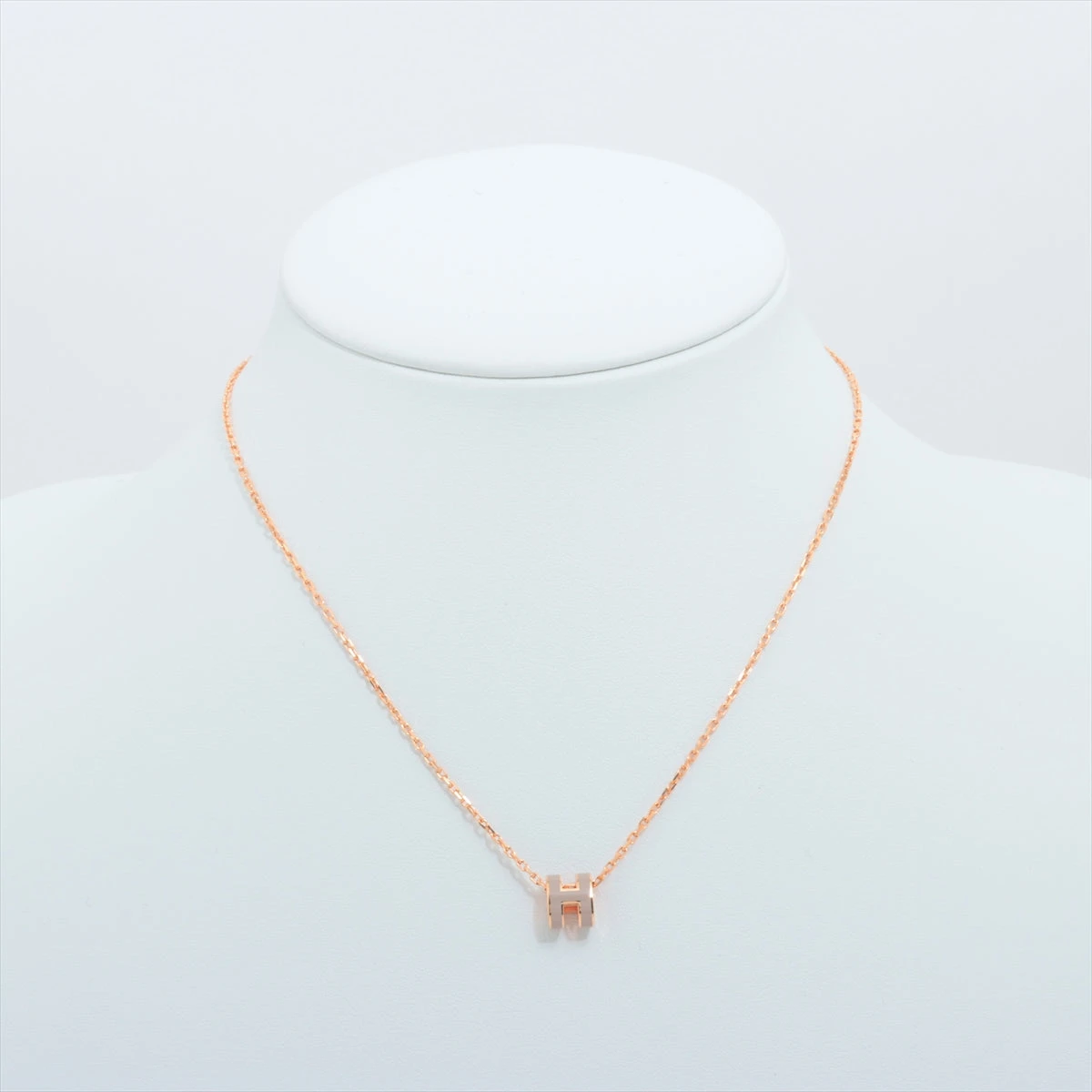 【超美品】 エルメス ポップアッシュ ネックレス トップ チャーム グレージュ 超美品】 エルメス ポップアッシュ ネックレス トップ チャーム