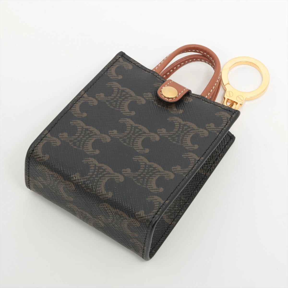 未使用級✨　CELINE(セリーヌ)マイクロ バーティカル カバ バッグチャーム CELINE セリーヌ マイクロ バーティカル カバ バッグチャーム