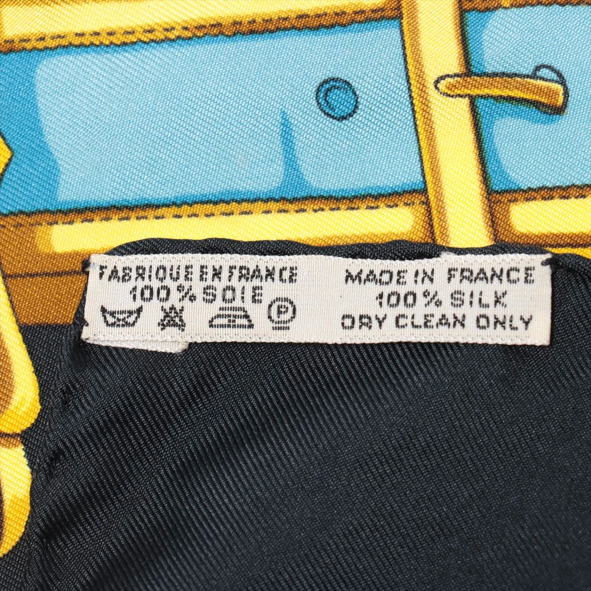 エルメス カレ90 SELLES A HOUSSE カバーへの腰かけ スカーフ シルク