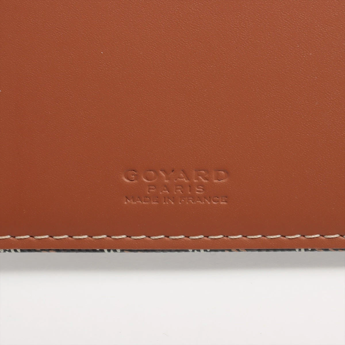 ゴヤール GOYARD 手帳カバー ヘリンボーン ブラウン