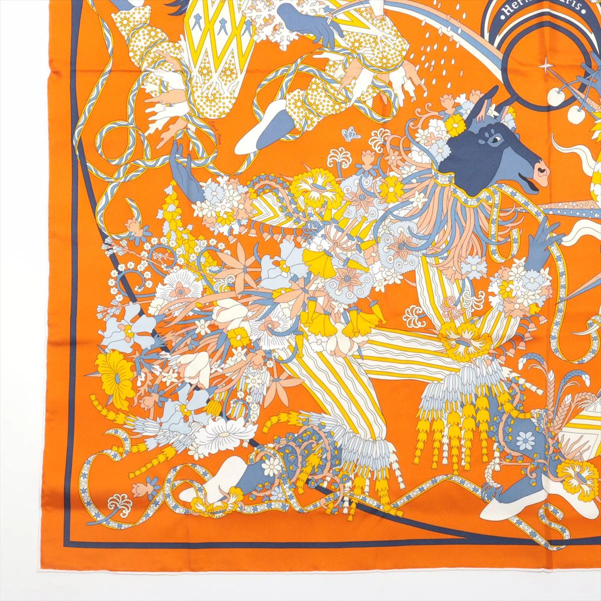 エルメス カレ90 Le Sacre des Saisons 四季の祭典 スカーフ