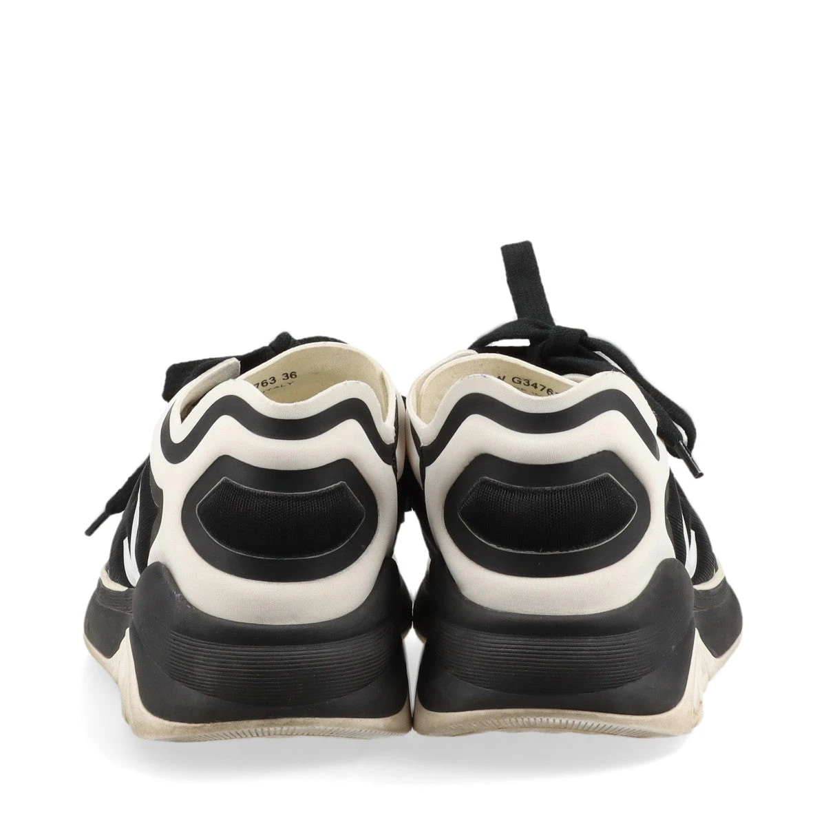 【良品】シャネル　ココマーク ファブリックスニーカー 黒 G34763 36 シャネル ココマーク ファブリック スニーカー 39 レディース