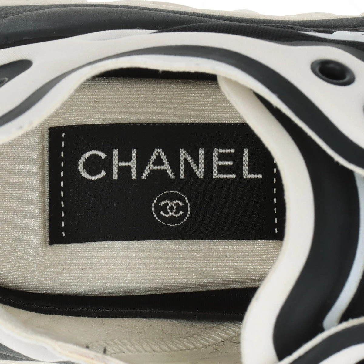 美品✨ シャネル ココマーク ファブリック レディース 23cm相当 シャネル ココマーク カメリア 23A レザー×ファブリック