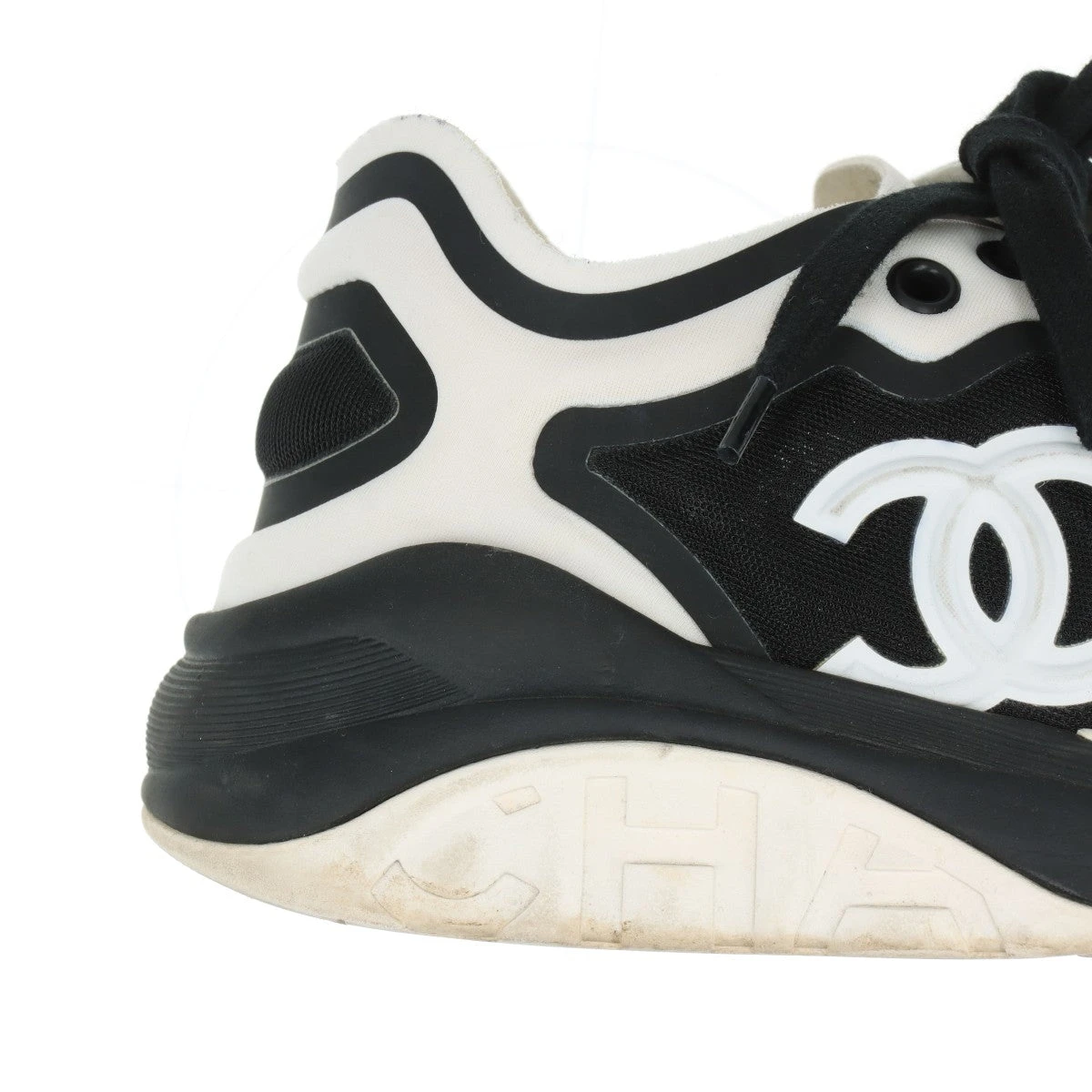 シャネル ココマーク ファブリック スニーカー 39 レディース