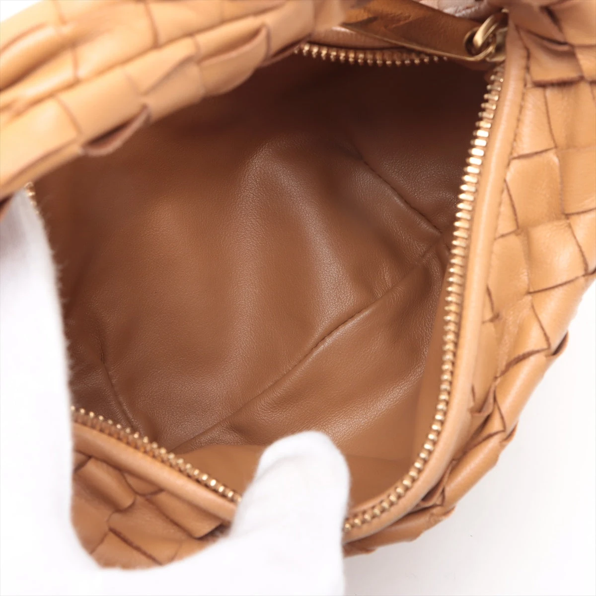 極 美品 ボッテガヴェネタ イントレチャート レザー ハンドバッグ ブラウン. BOTTEGAVENETA ボッテガヴェネタ イントレチャート ショルダー