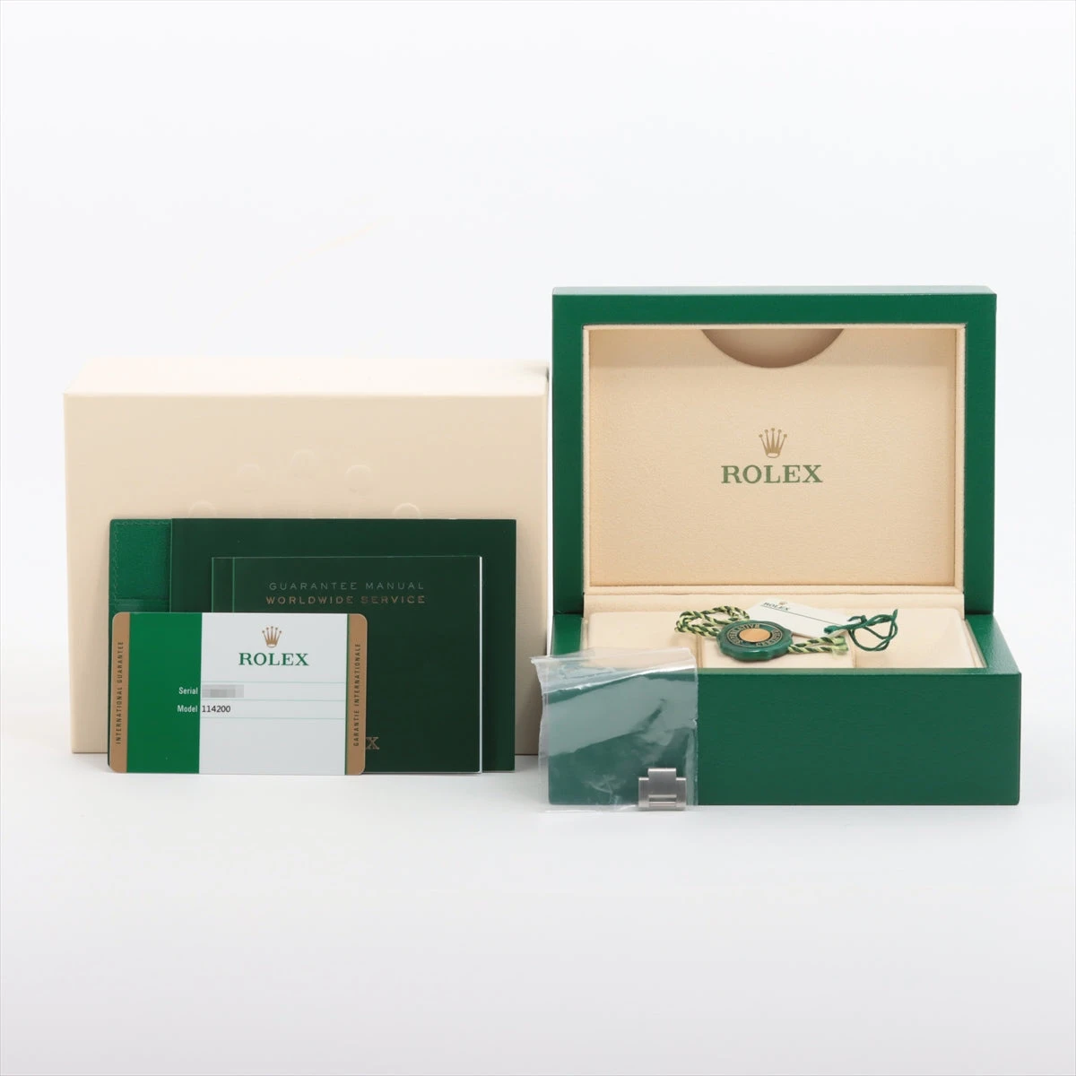 バッグ 0123 Rolex Oyster Perpetual Air-King 114200 - Metallic 2-Tone
