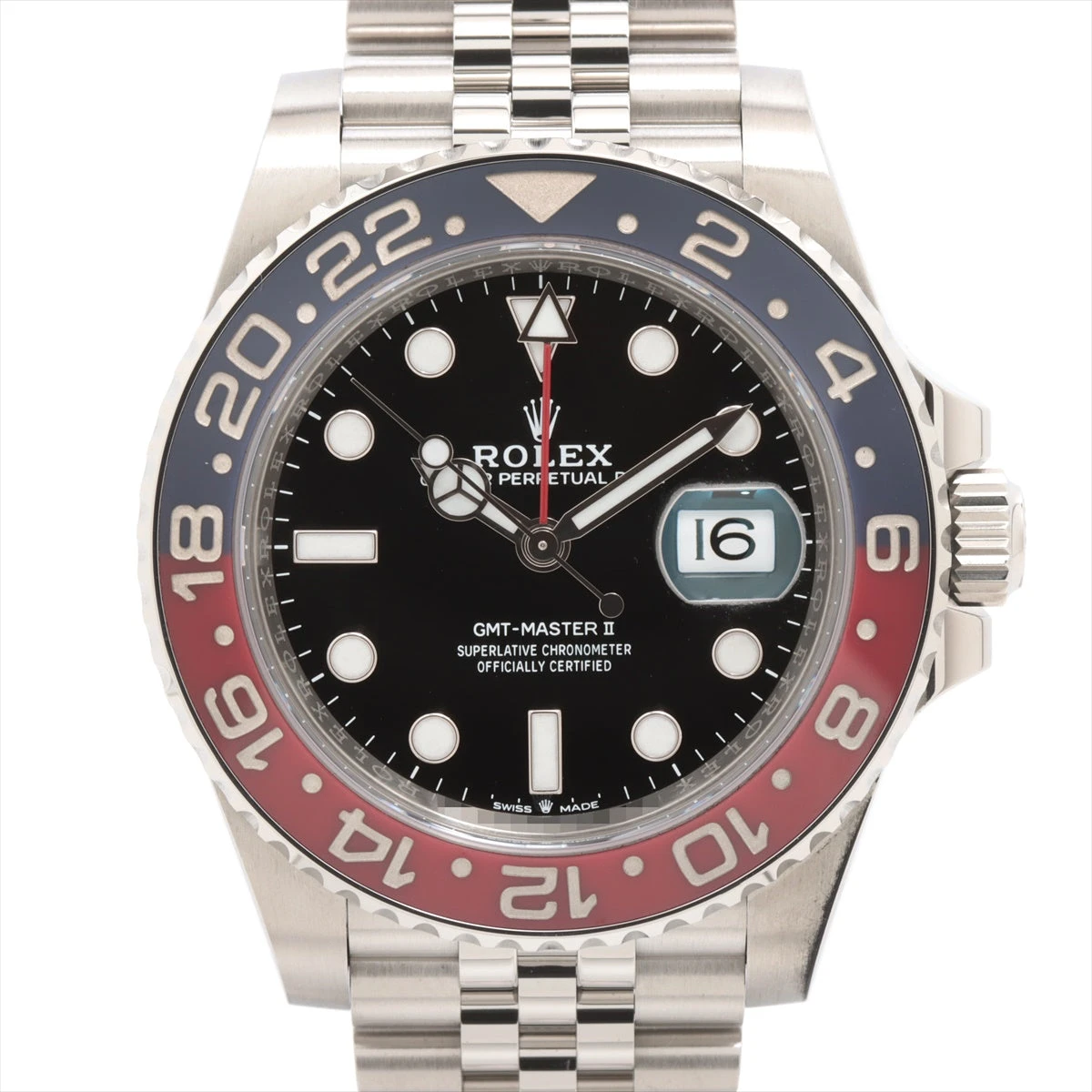 【RRR.です！】 ロレックス GMTマスターⅡ 126710BLRO SS AT 黒文字盤