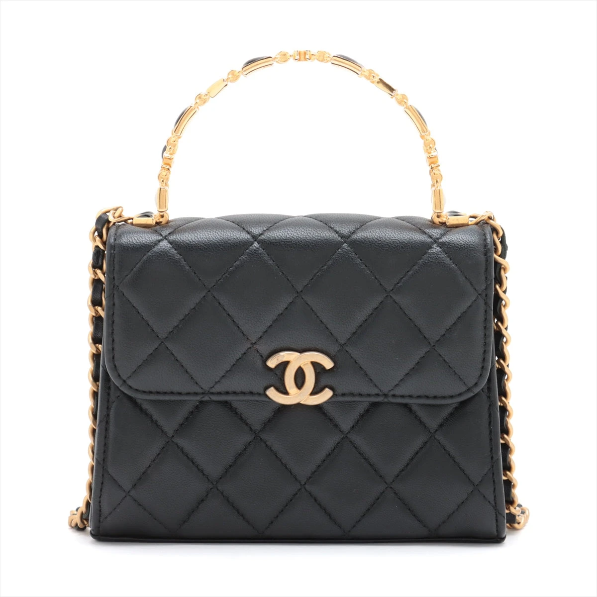 シャネル マトラッセ ラムスキン チェーンショルダーバッグ 2WAY シャネル マトラッセ ラムスキン チェーンショルダーバッグ 2WAY