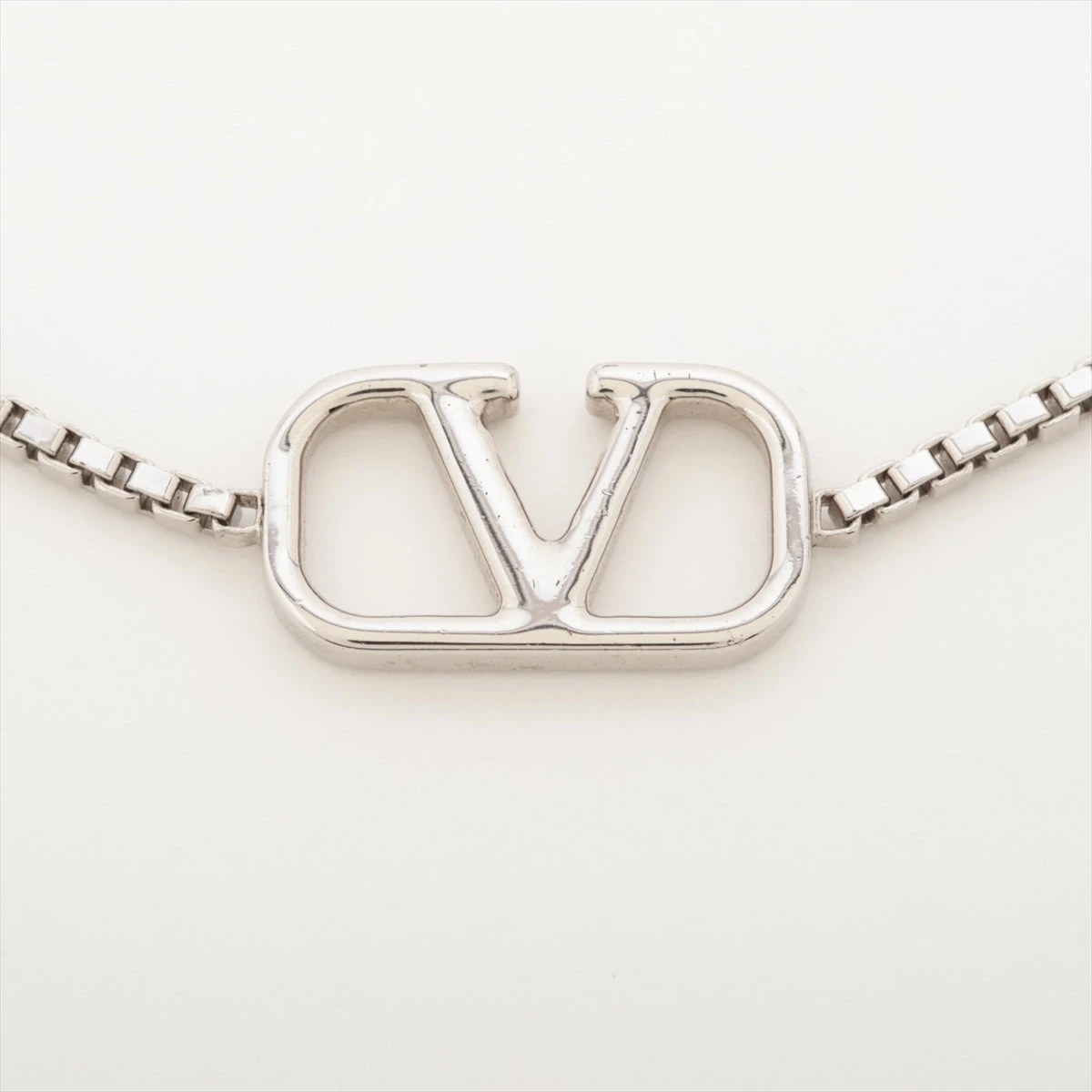ヴァレンティノ Vロゴ ブレスレット GP シルバー A3260196｜中古