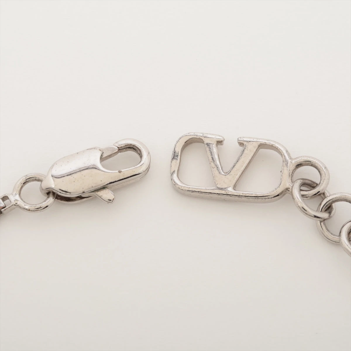 ヴァレンティノ Vロゴ ブレスレット GP シルバー A3260196｜中古