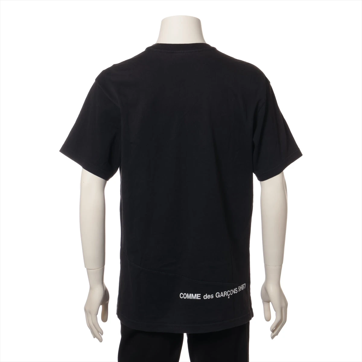 supreme コムデギャルソン Tシャツ 正規品 ブラック M シュプリーム×コムデギャルソンシャツ コットン Tシャツ M