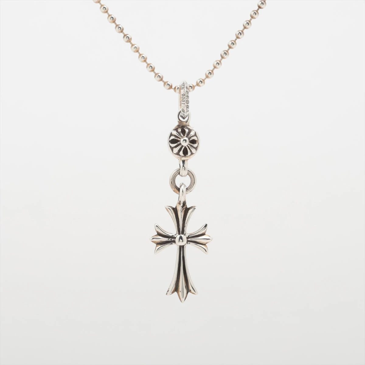クロムハーツ 1ボールタイニーCHクロス ネックレス 925 11.2g