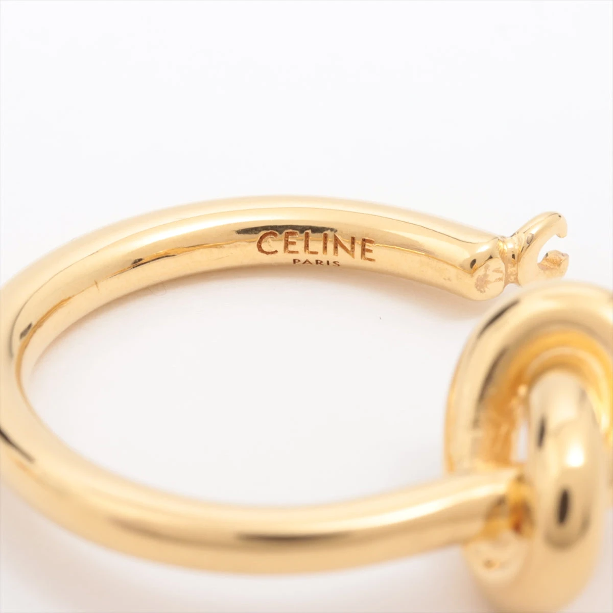 セリーヌ ノット ピアス(両耳用) GP ゴールド A3258143|中古 セリーヌ ノット ピアス(両耳用) GP ゴールド A3258143|中古