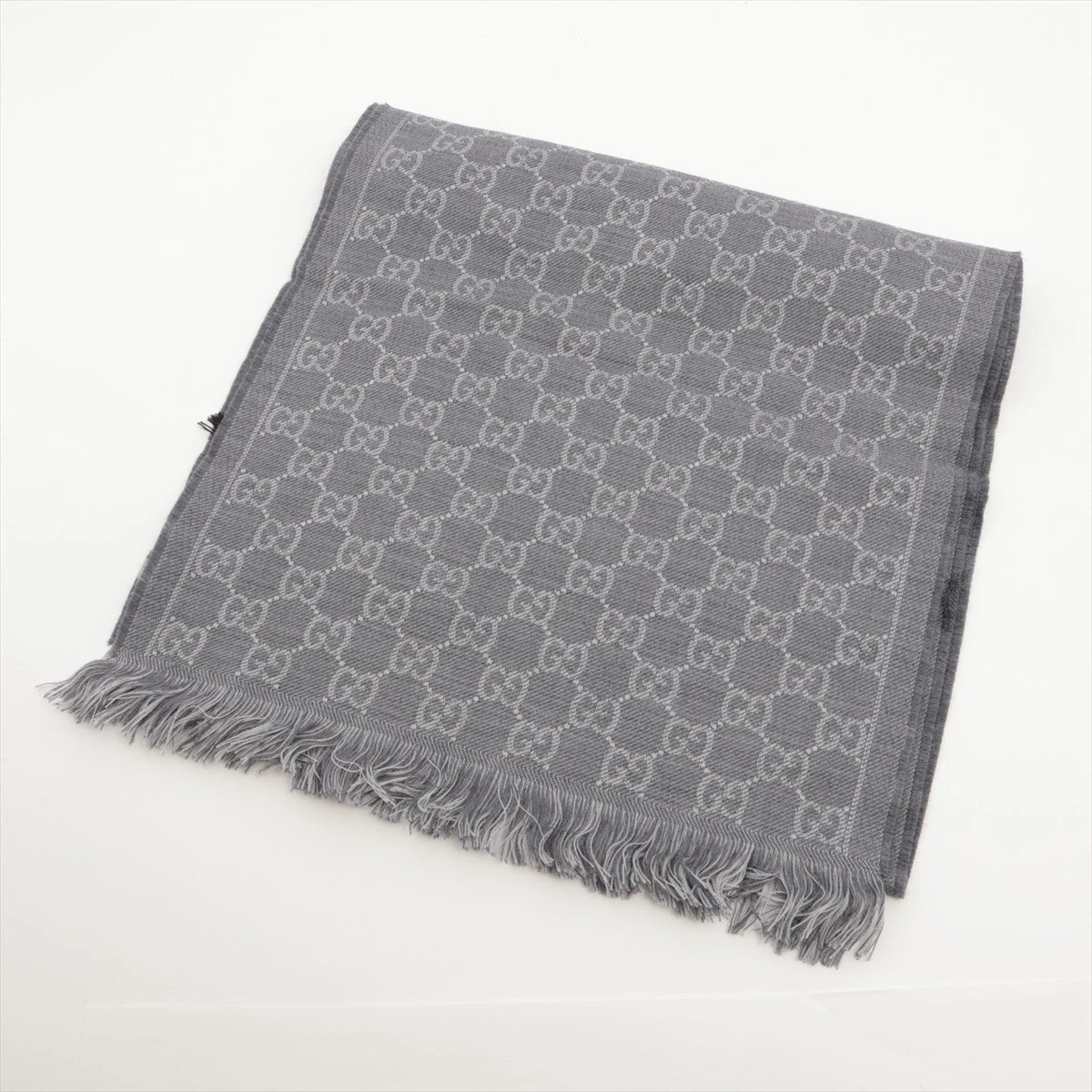 グッチ GGストール グレー ウール グッチ 508313 GG ストール ウール