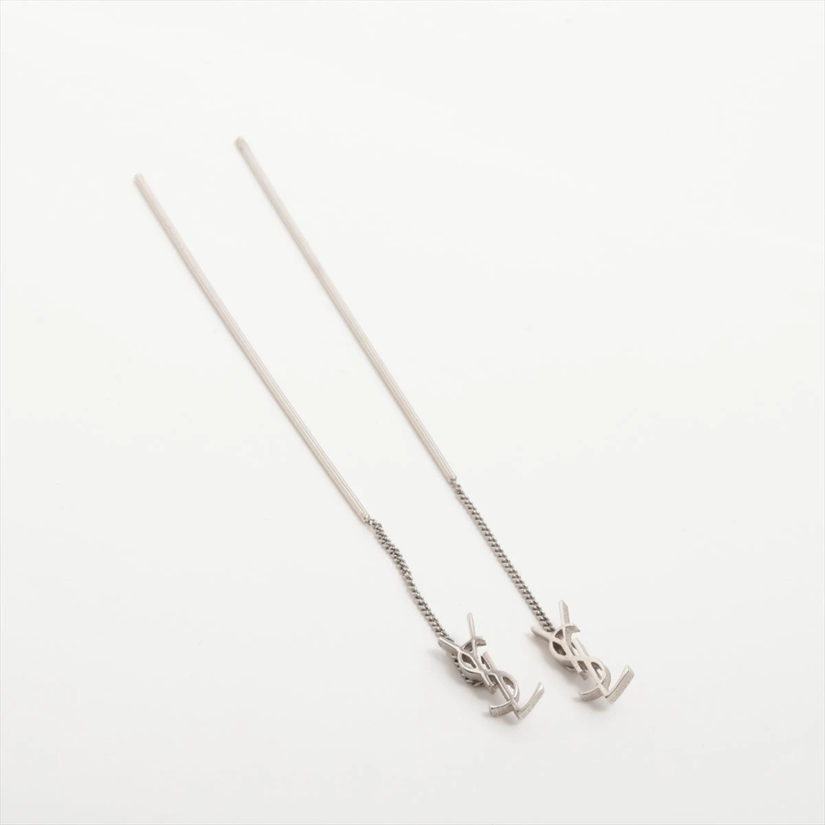 サンローラン YSLロゴ ピアス(両耳用) GP シルバー A3263848