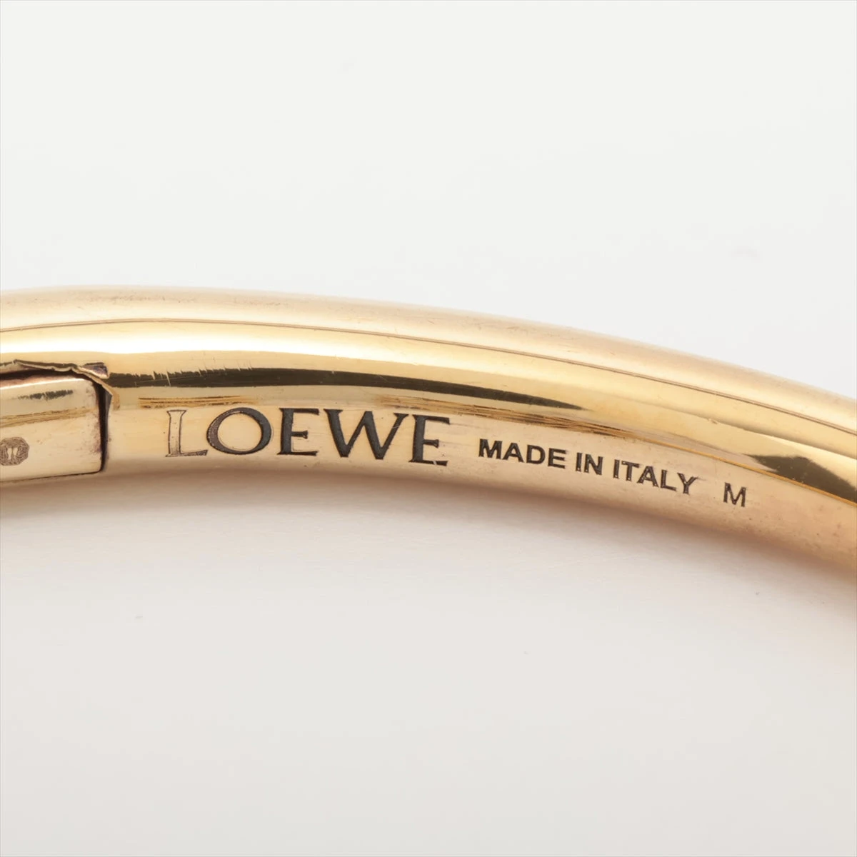 ロエベ LOEWE バングル アナグラム 925 ゴールド
