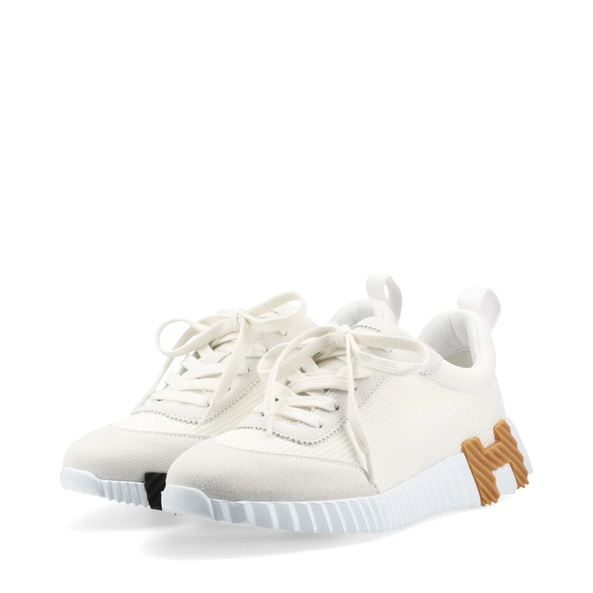 エルメス バウンシング メッシュ×スエード スニーカー 37 レディース