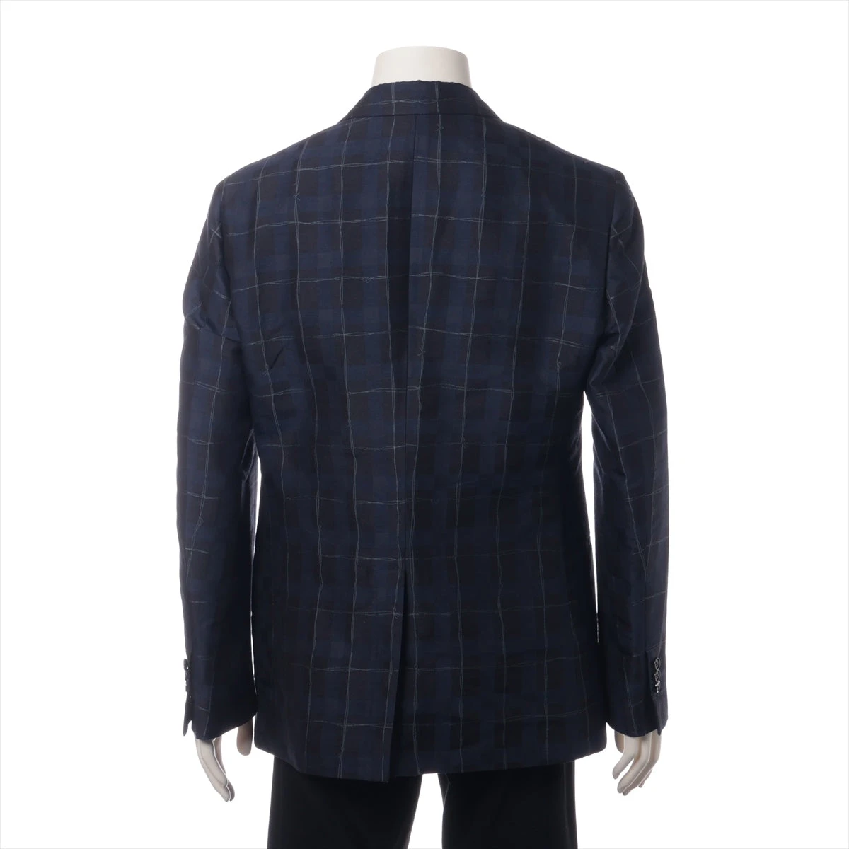 エルメス コットン×ウール テーラードジャケット 52 メンズ