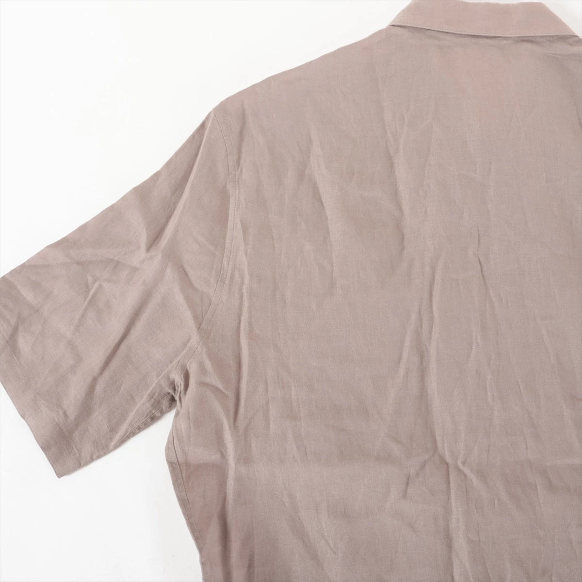 エルメス リネン シャツ 42 メンズ グレー 61-5623 HX056205｜中古 