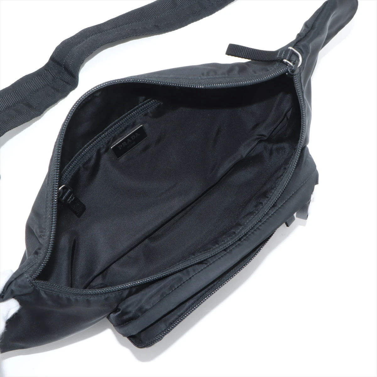 PRADA ボディバッグ 2VL005 ブラック PRADA プラダ ウエストバッグ ウエストポーチ ボディバッグ