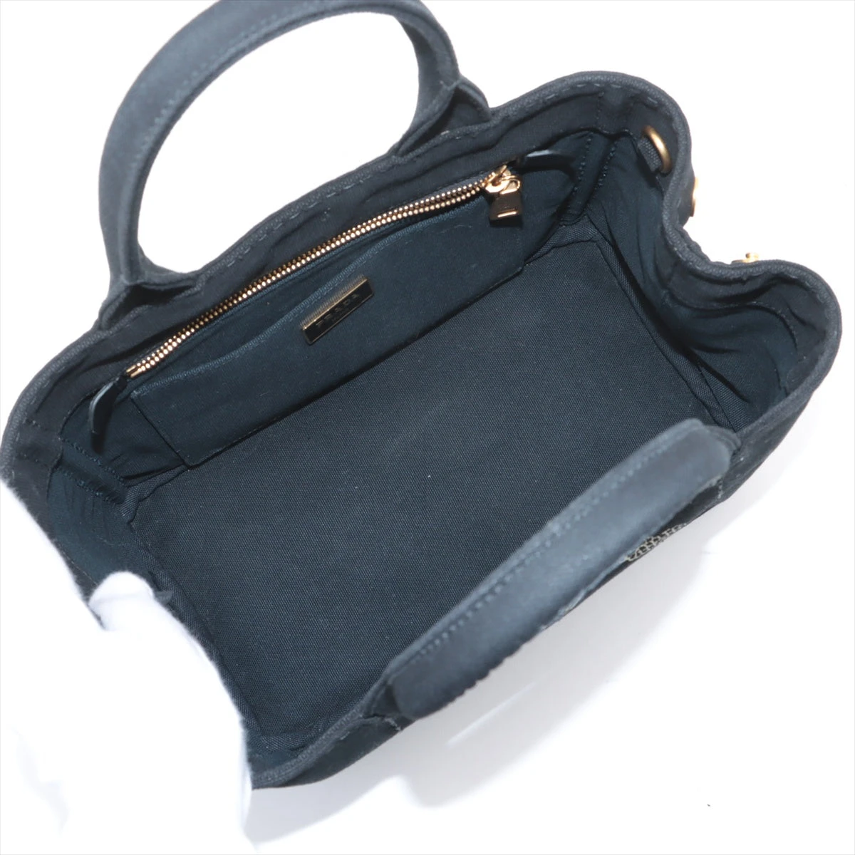 プラダ カナパ キャンバス 2WAYトートバッグ ブラック 1BG439