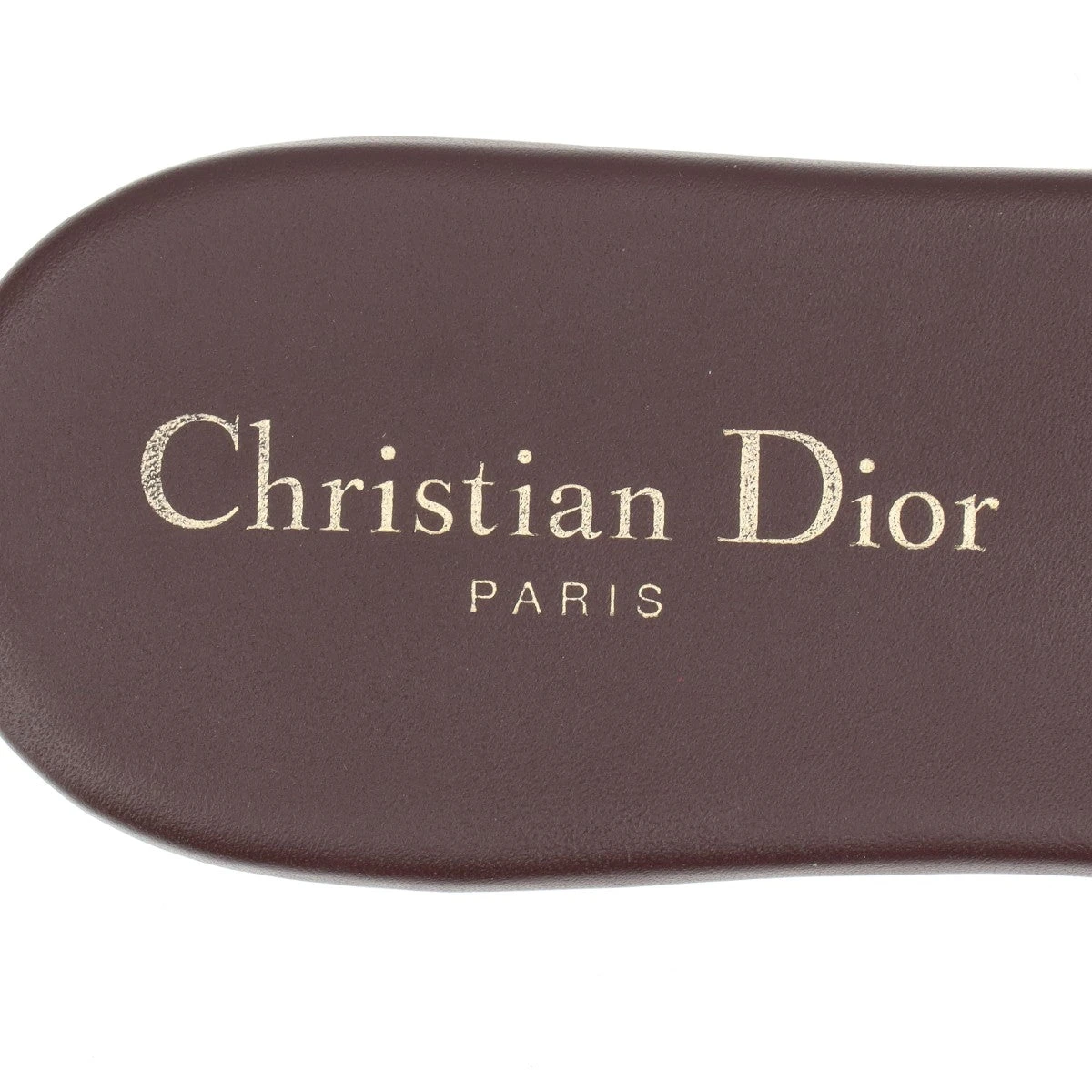 クリスチャンディオール DWAY ファブリック エンブロイダリー ロゴ サンダル クリスチャンディオール DWAY ファブリック エンブロイダリー