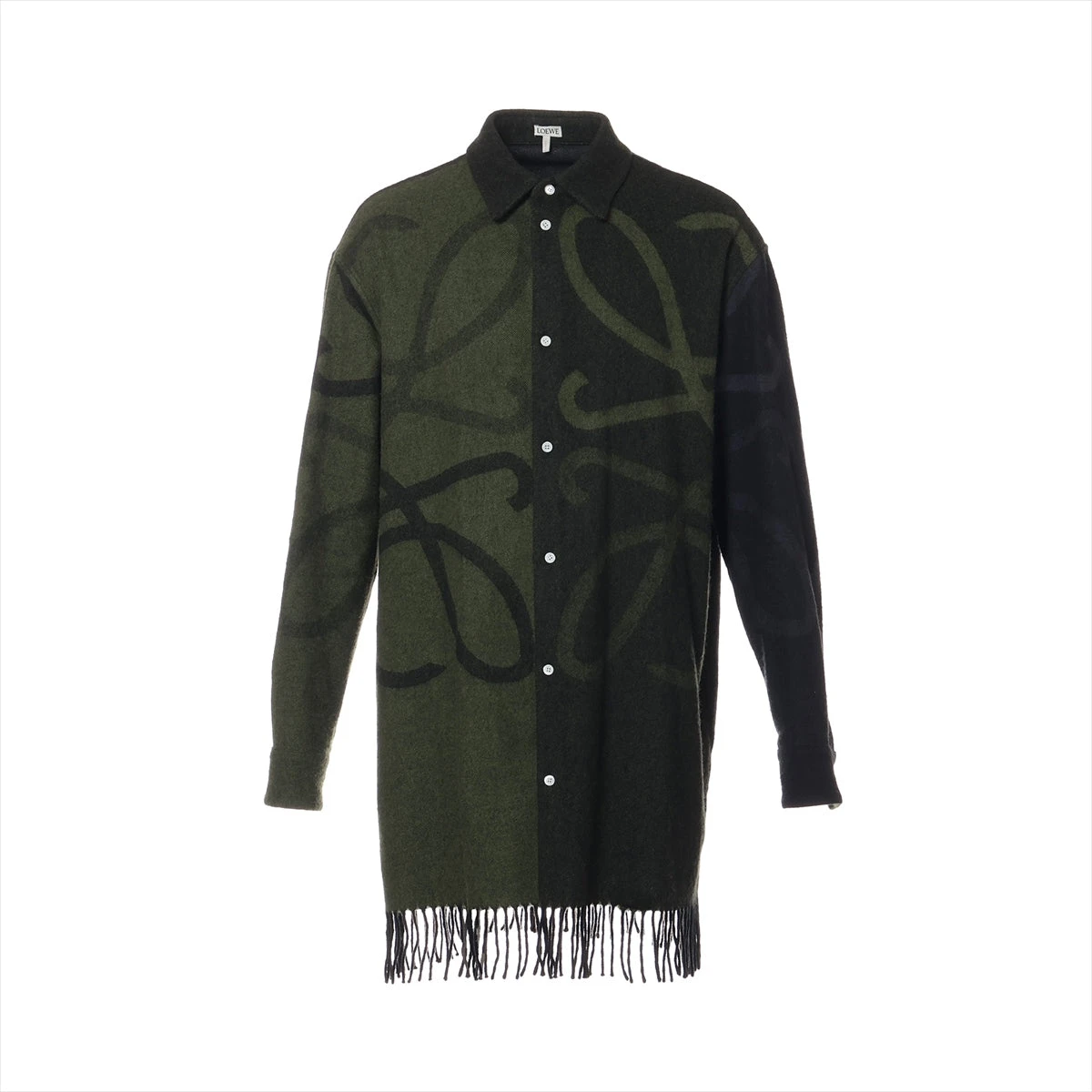 LOEWEアナグラム ブランケット シャツ（ウール＆カシミヤ）