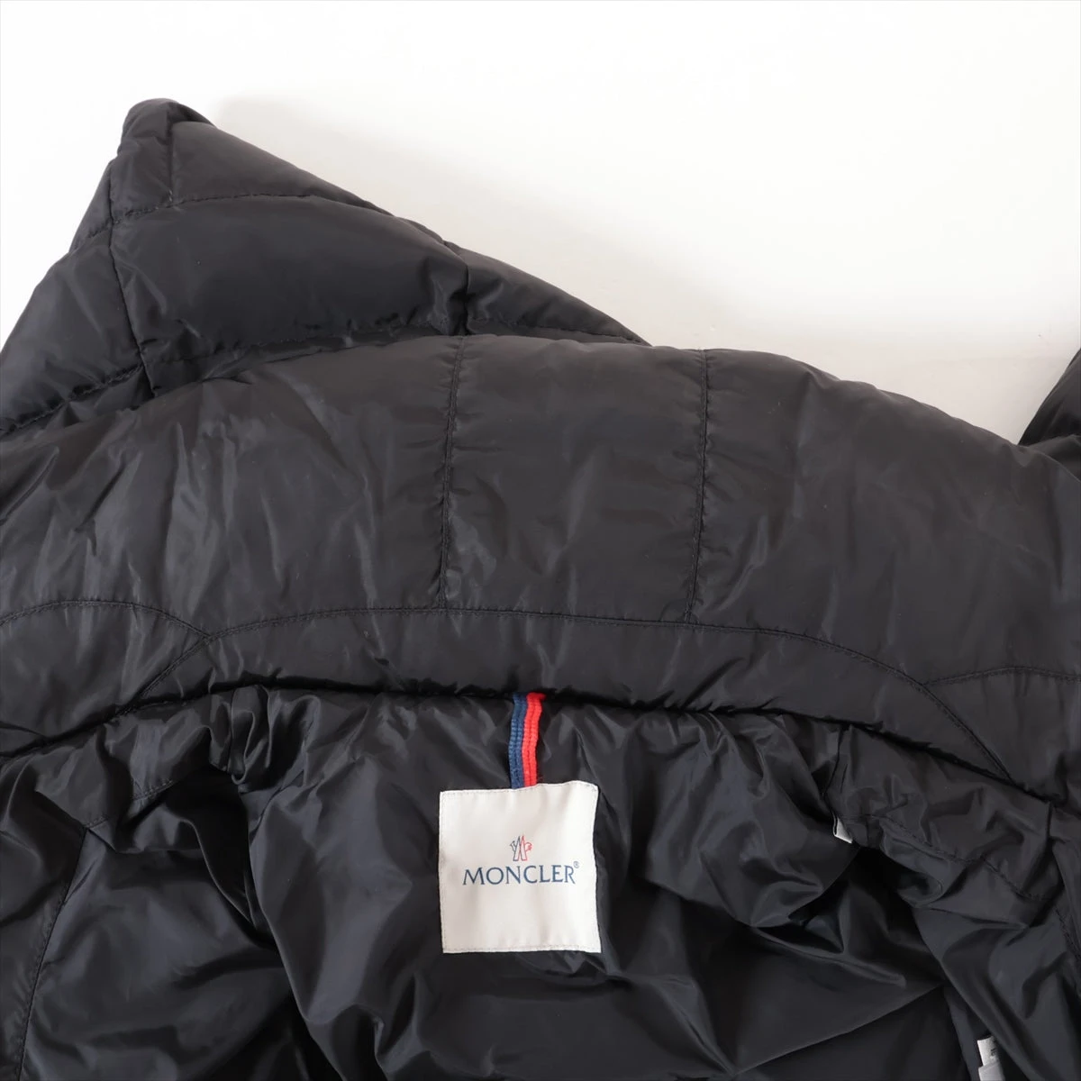 【モンクレール】FLAMME ダウンジャケット フード 00 黒　ロング ブラック Flammette ロングダウンジャケット : ロングダウン