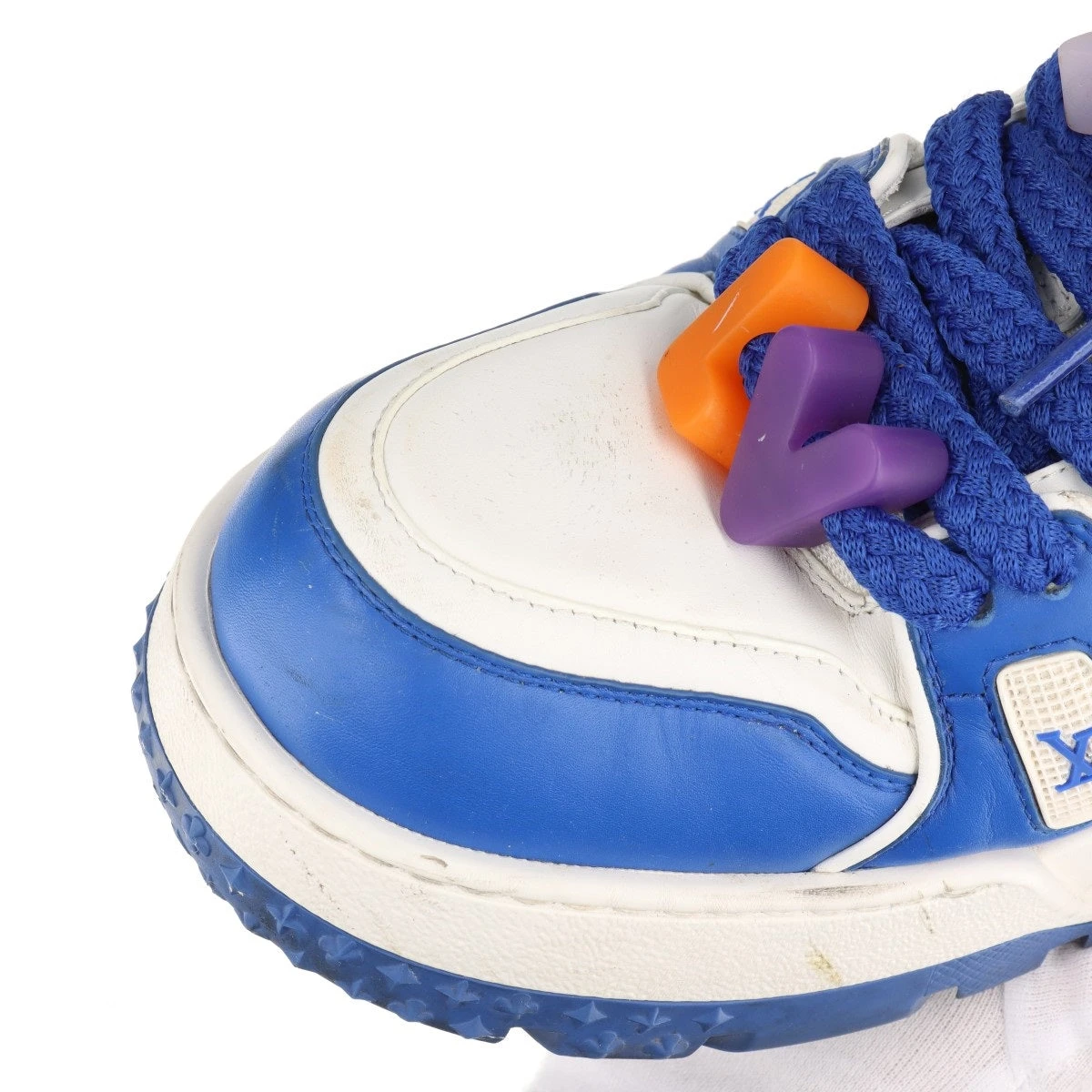 新色メンズ*LV*Trainer スニーカー 半透明PVC モノグラム ヴィトン LVトレイナーマキシライン レザー×ファブリック