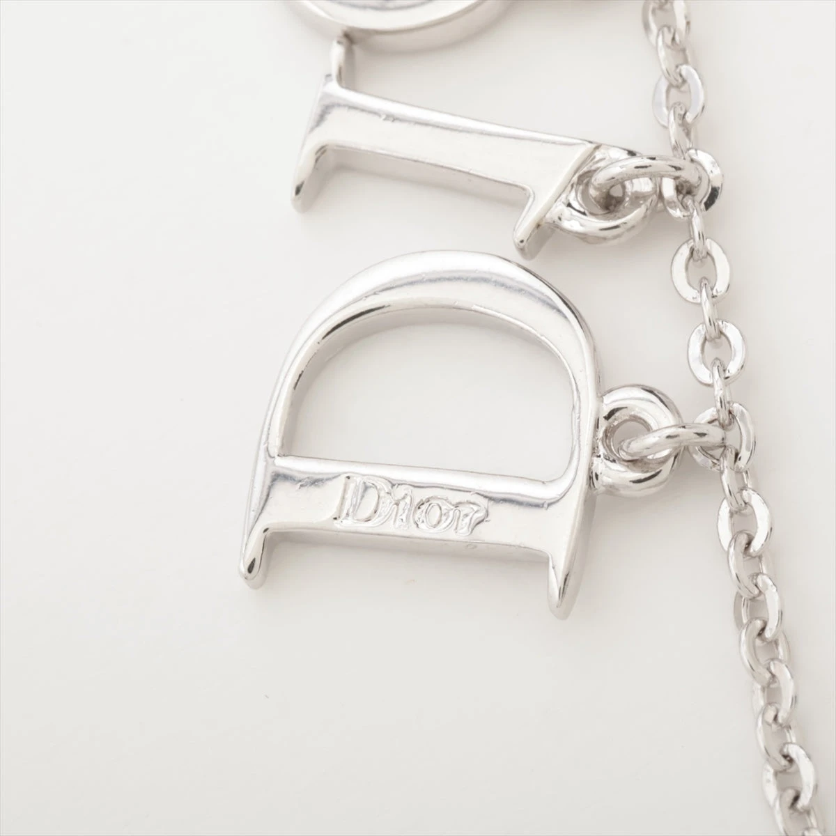 Dior シルバー ロゴブレスレット DIOR | CD Icon チェーンリンク ブレスレット シルバー