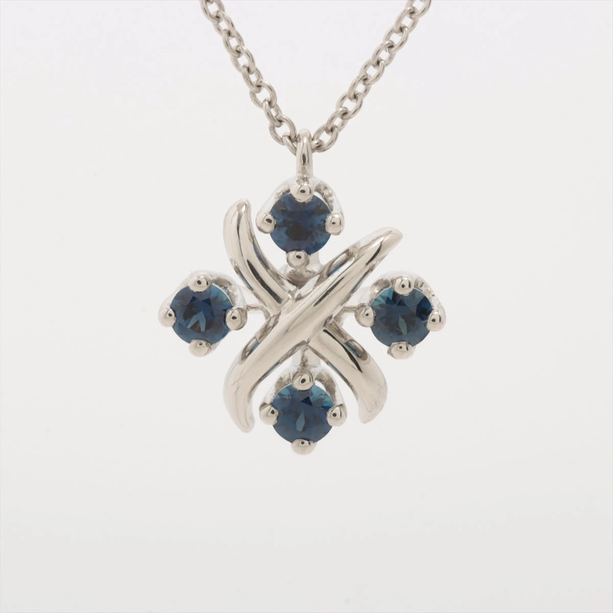 Pt950ネックレス　サファイアペンダント SAPPHIRE SIRIUS NECKLACE(1XN0758)Pt950 ネックレス｜スター