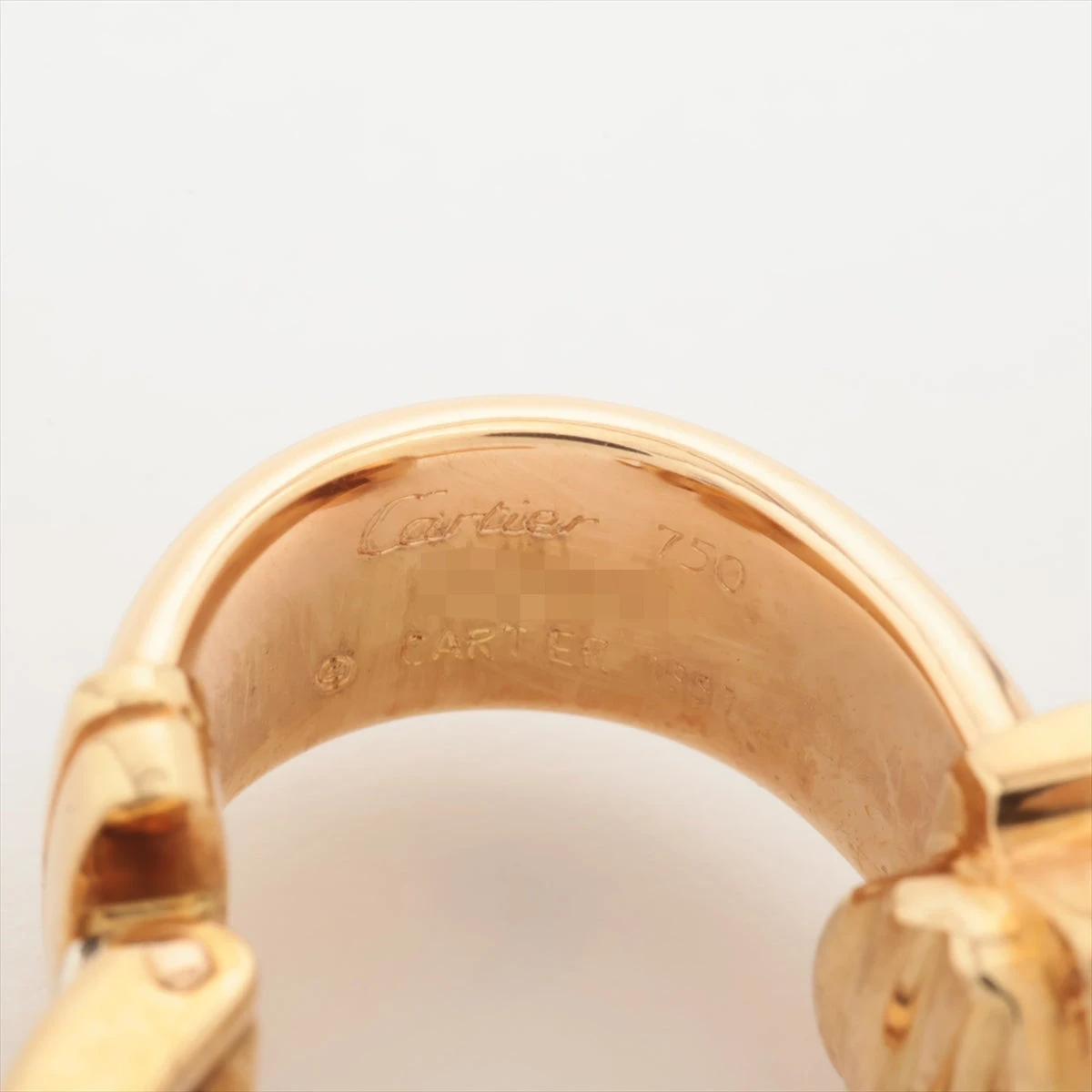 カルティエ 2C ダイヤ ピアス 750(YG×PG×WG) 8.3g VO014879｜中古 