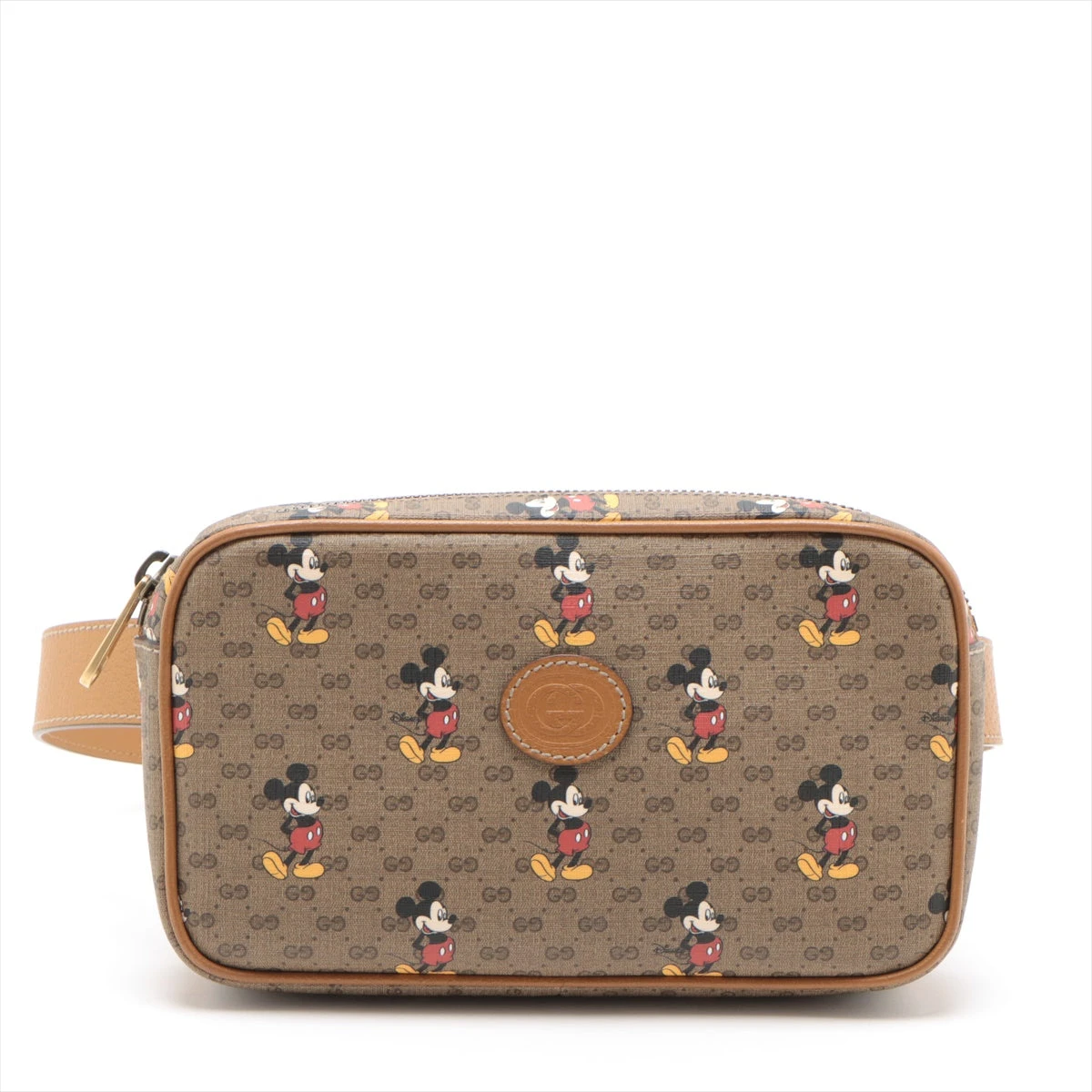 ほぼ未使用 GUCCI ディズニー ウエストポーチ GGスプリーム