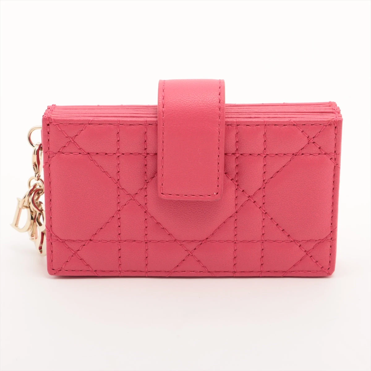 Dior パテントレザーサドル名刺ケースカードケース