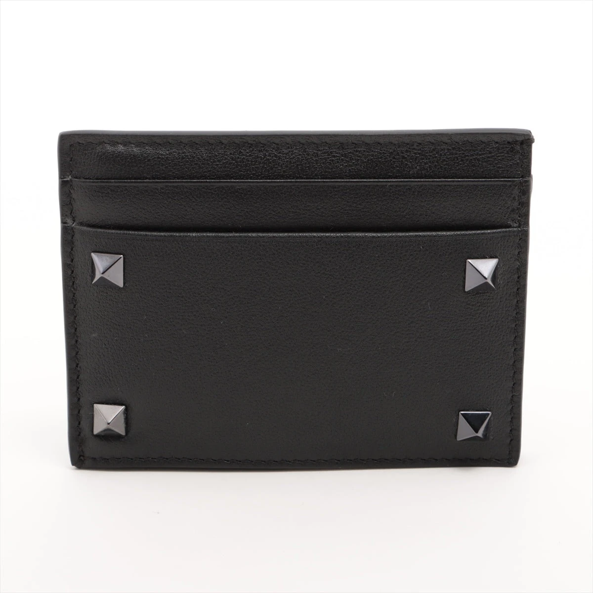 ヴァレンティノ ロックスタッズ レザー カードケース ブラック