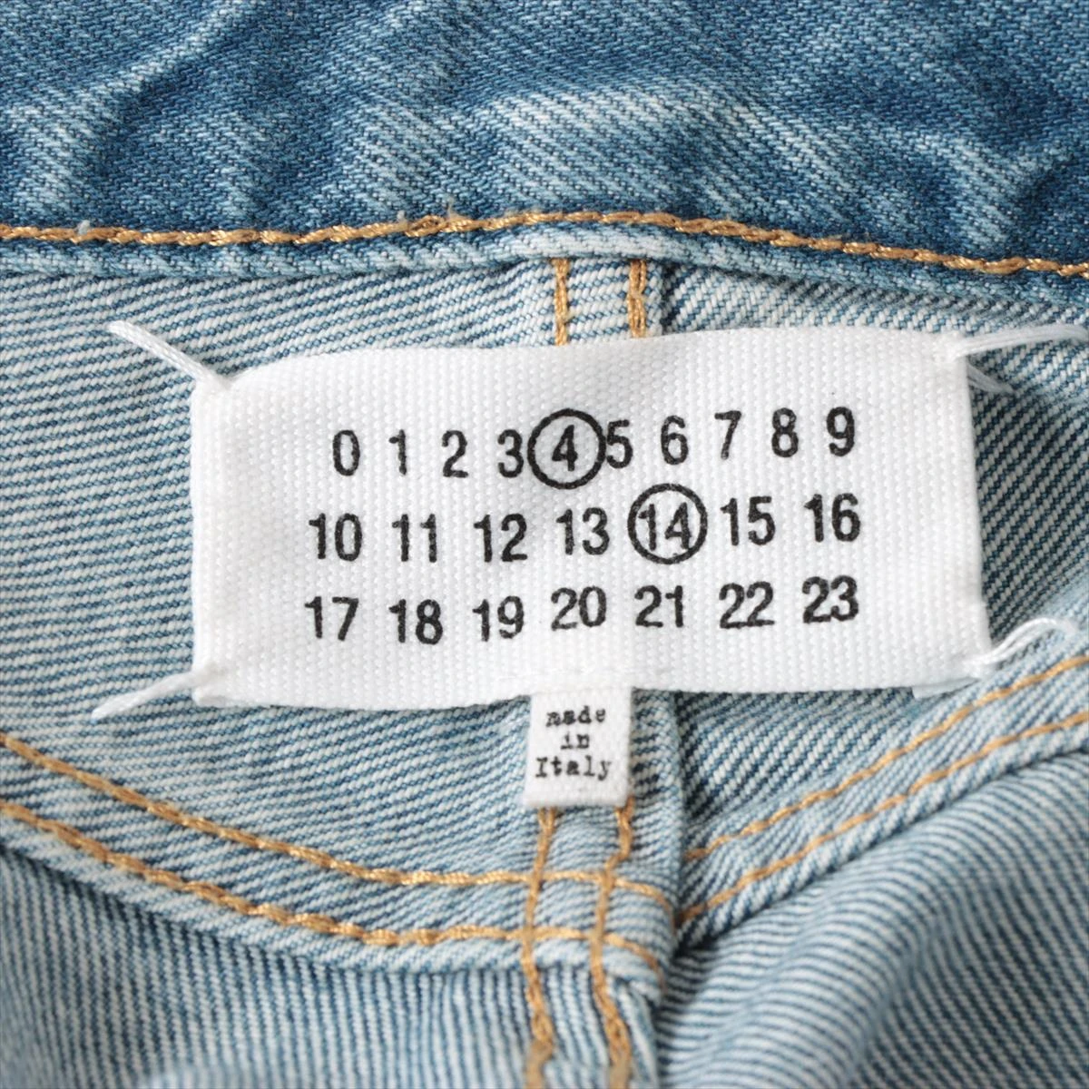 メゾンマルジェラ 23SS コットン デニムパンツ 30 メンズ ブルー