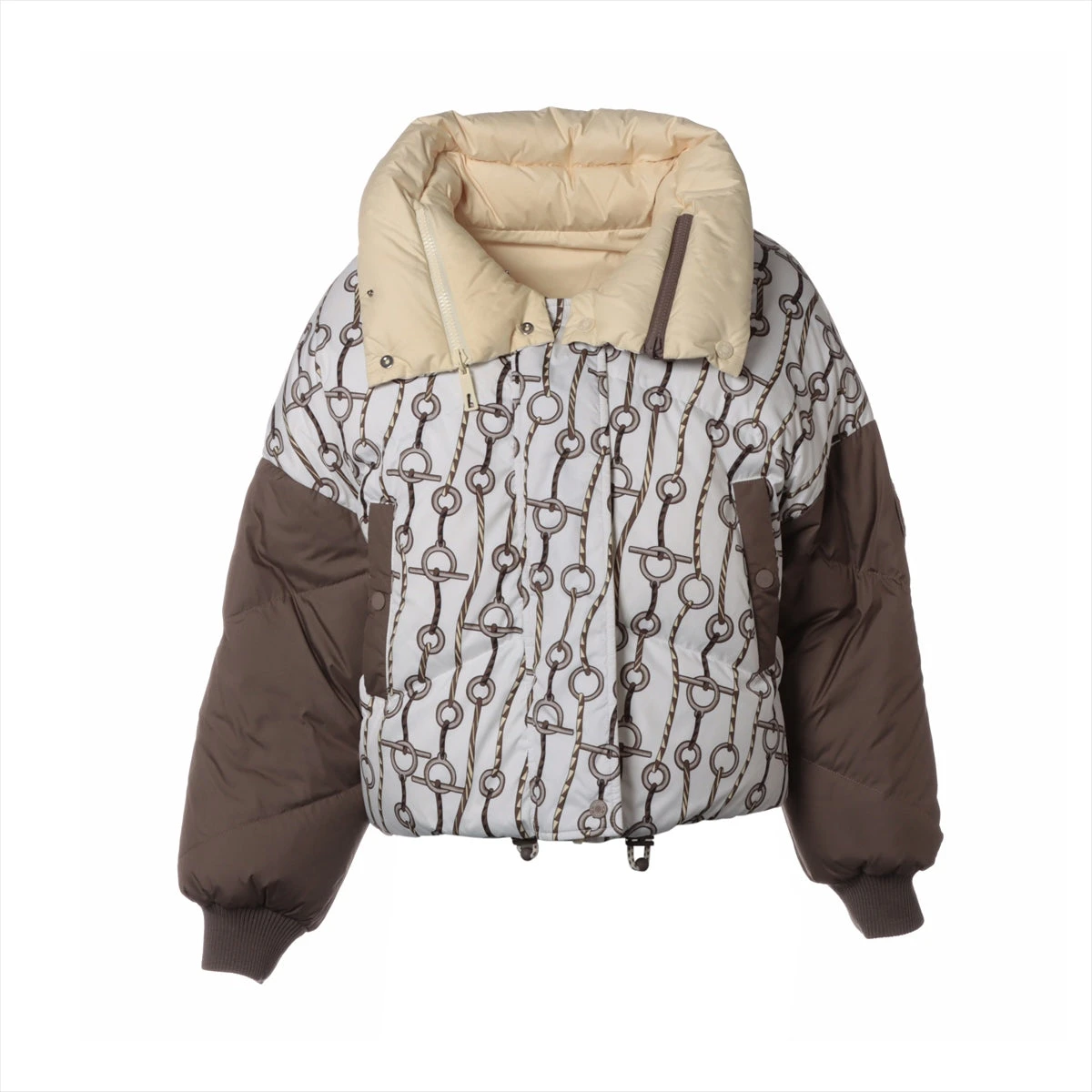 エルメス ポリエステル ダウンジャケット 34 レディース イエロー