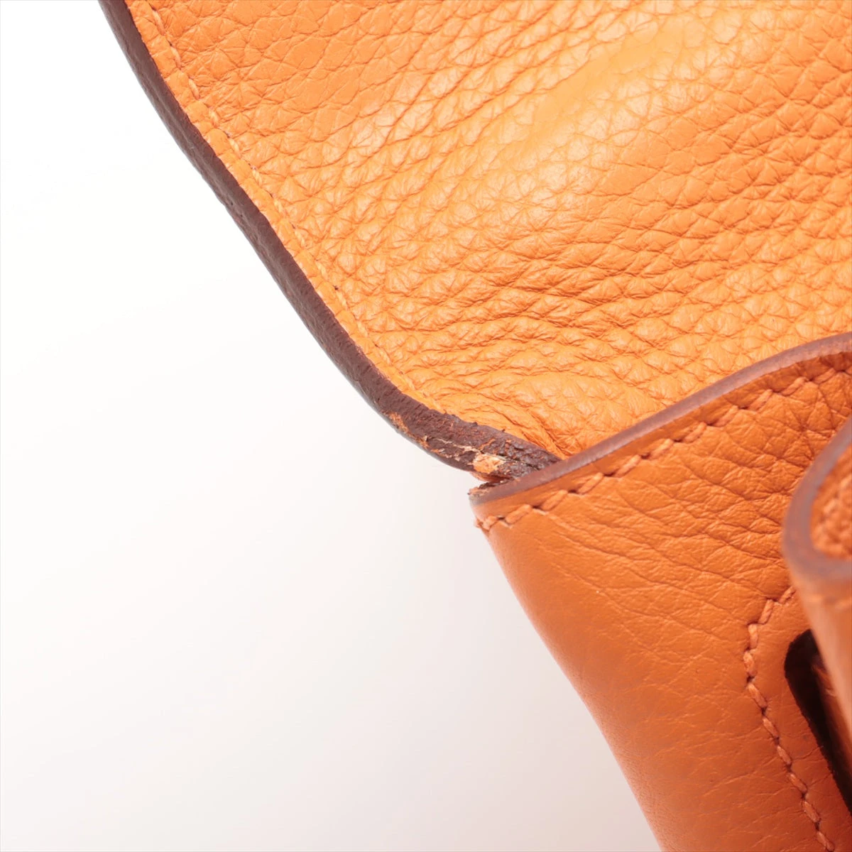 エルメス　ケリー　 ショルダーストラップ　トリヨンクレマンス　 レッド　シルバー 楽天市場】【HERMES】エルメス ケリー28 カプシーヌ オレンジ