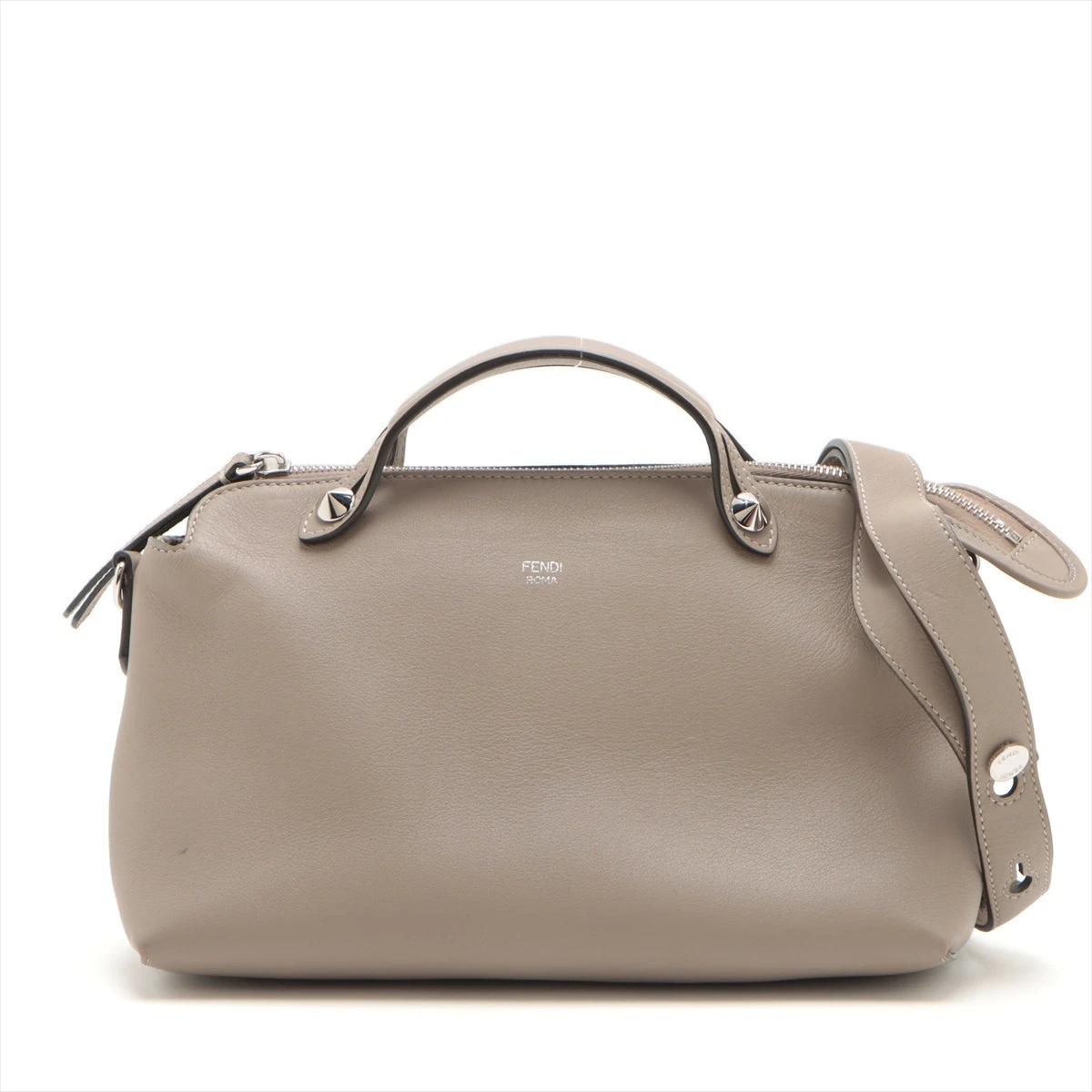 FENDI ByTheWay ミディアム　グレージュ フェンディ バイザウェイ ミディアム レザー 2WAYハンドバッグ