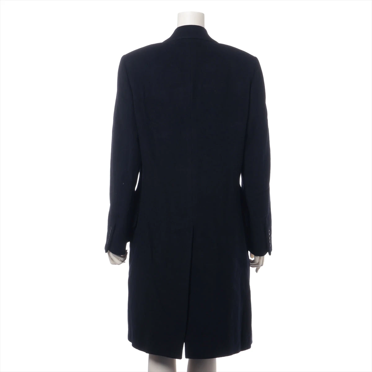 新作エルメス カシミアコート 黒 38 HERMES エルメス カシミヤコート