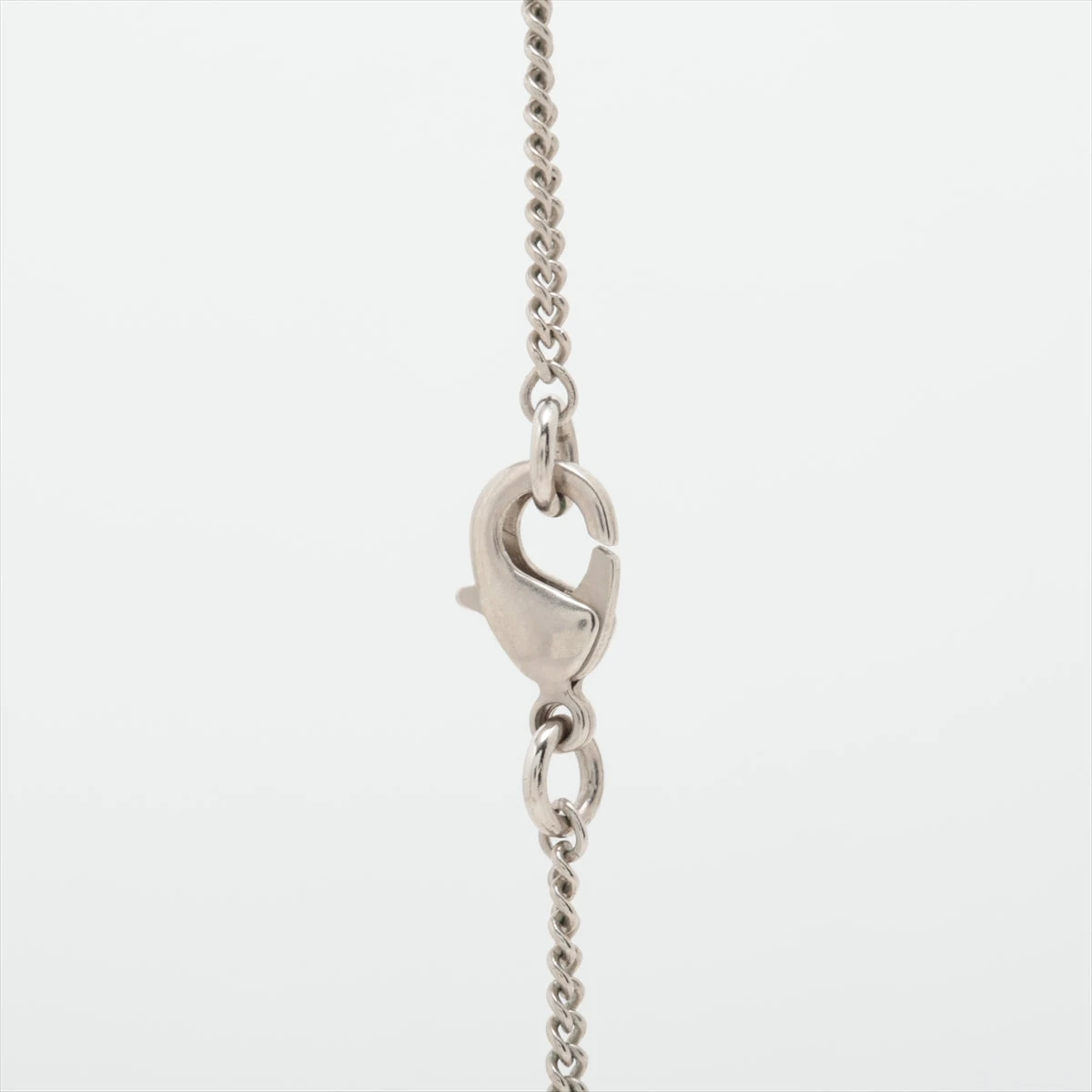 最終】シャネル ココマーク シルバーアイボリー リバーシブルネックレス 刻印有 CHANEL シャネル ネックレス ココマーク シルバー ベージュ