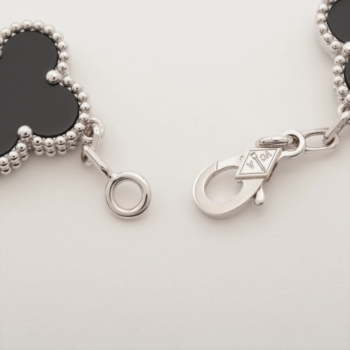 ヴァンクリーフ&アーペル ヴィンテージアルハンブラ 5P オニキス