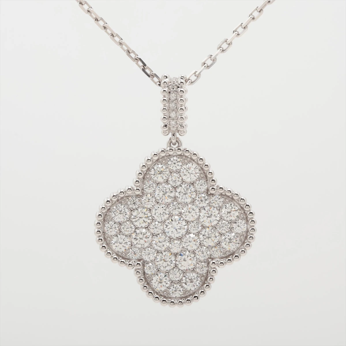 ヴァンクリーフ&アーペル マジックアルハンブラ ロング ダイヤ