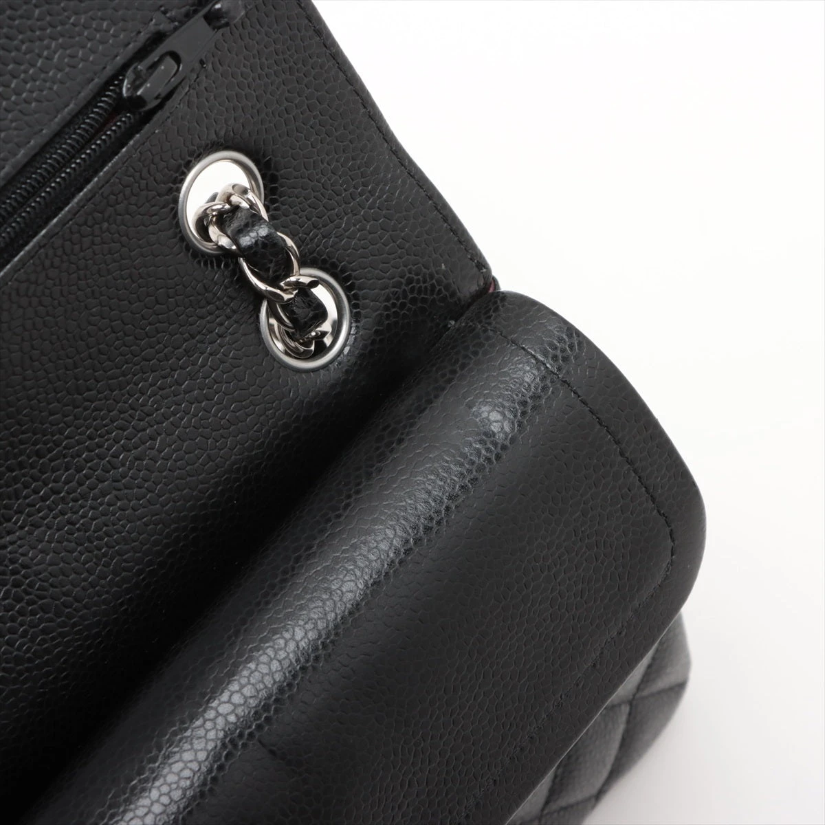 CHANEL シャネル A01113 黒 ｷｬﾋﾞｱ ｼﾙﾊﾞｰ金具 ﾀﾞﾌﾞﾙﾌﾗｯﾌﾟ ﾏﾄﾗｯｾ23 ﾁｪｰﾝｼｮﾙﾀﾞｰﾊﾞｯｸﾞ シャネルWフラップ Wチェーンショルダー 23 42976 ブラック ゴールド