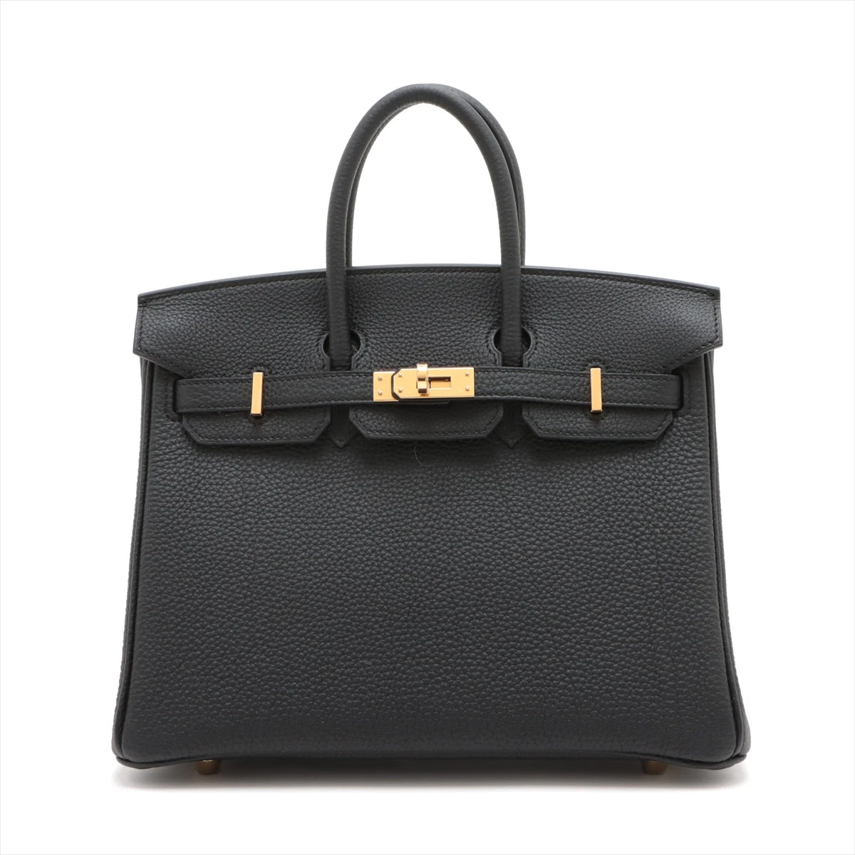 エルメス バーキンヴェルソ25 トゴ ブラック×ツンドラ ゴールド金具 W 